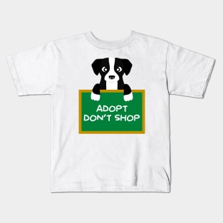 Advice Dog - Adopt Don't Shop Kids T-Shirt